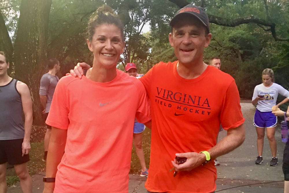 Rachel Dawson and President Jim Ryan