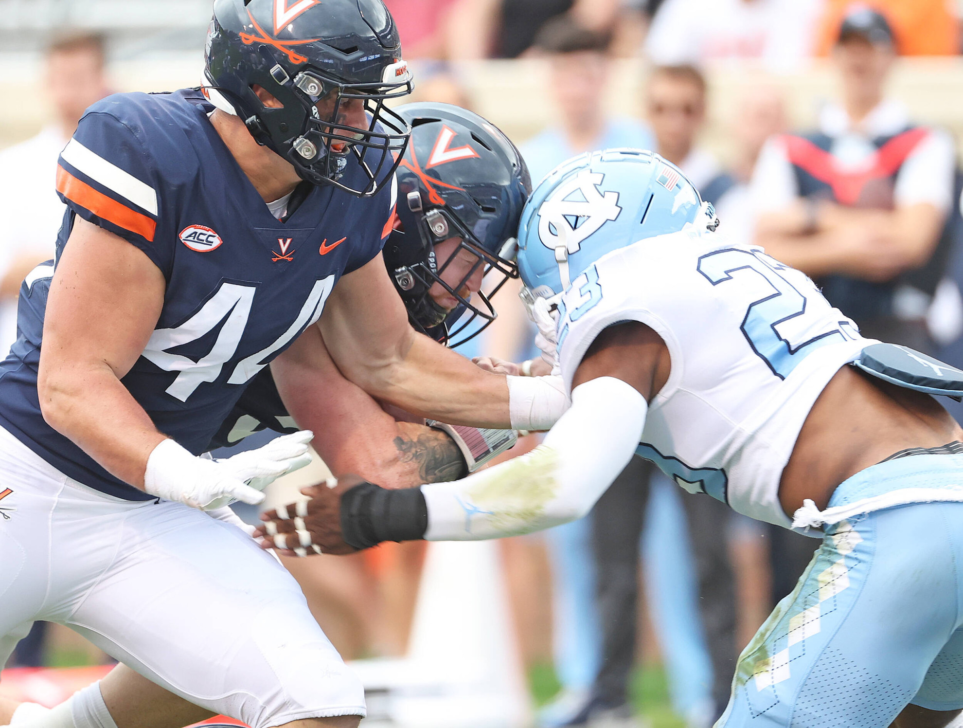 John Rudzinski Photo Album: Football vs. UNC - Virginia Cavaliers Official Athletic Site