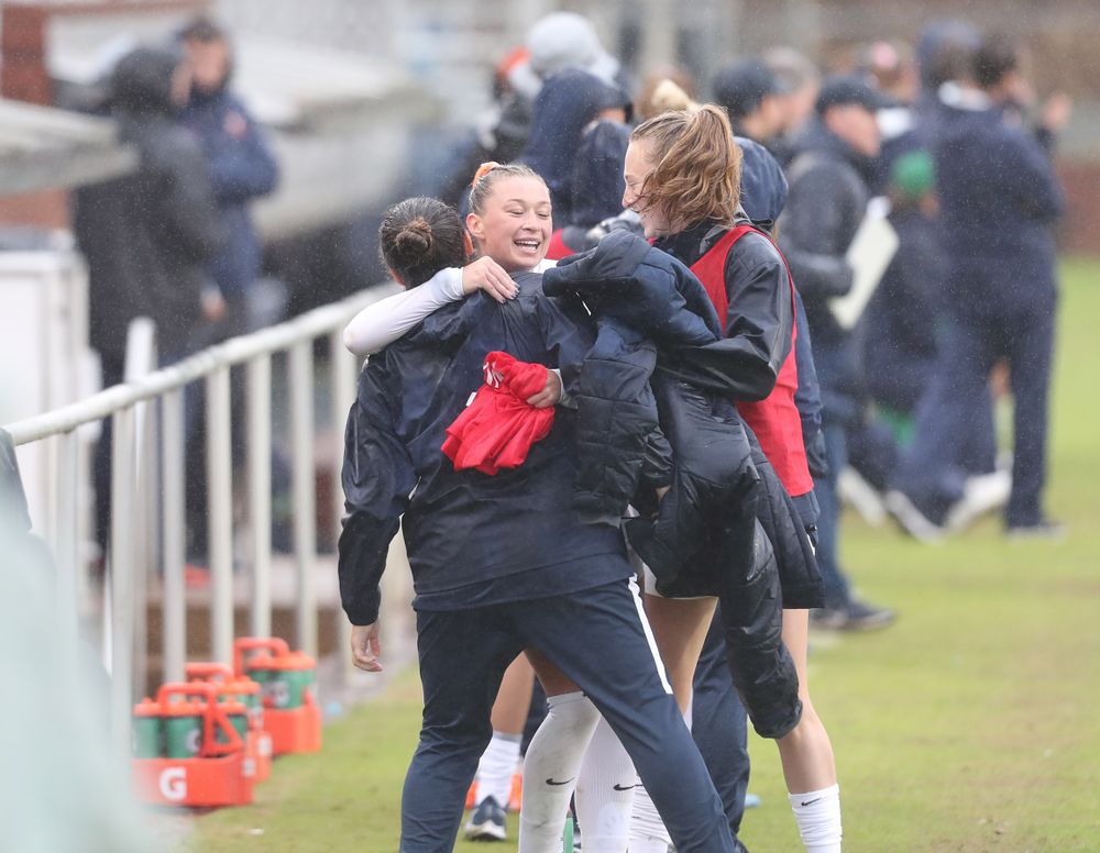 UVA Women's Soccer  top vs. Notre Dame 3-0 on Senior Day