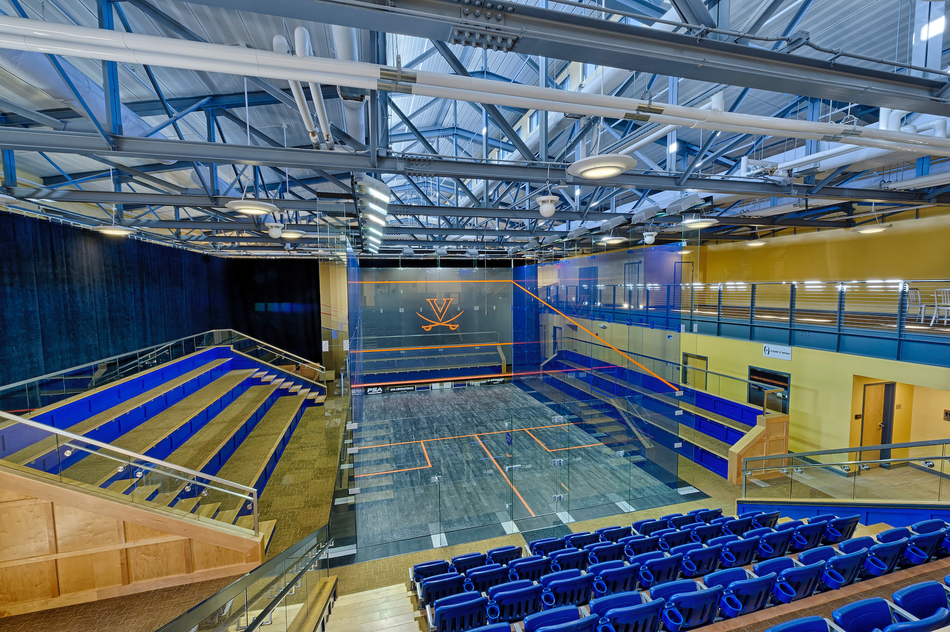 McArthur Squash Center at Boar’s Head Sports Club Virginia Cavaliers