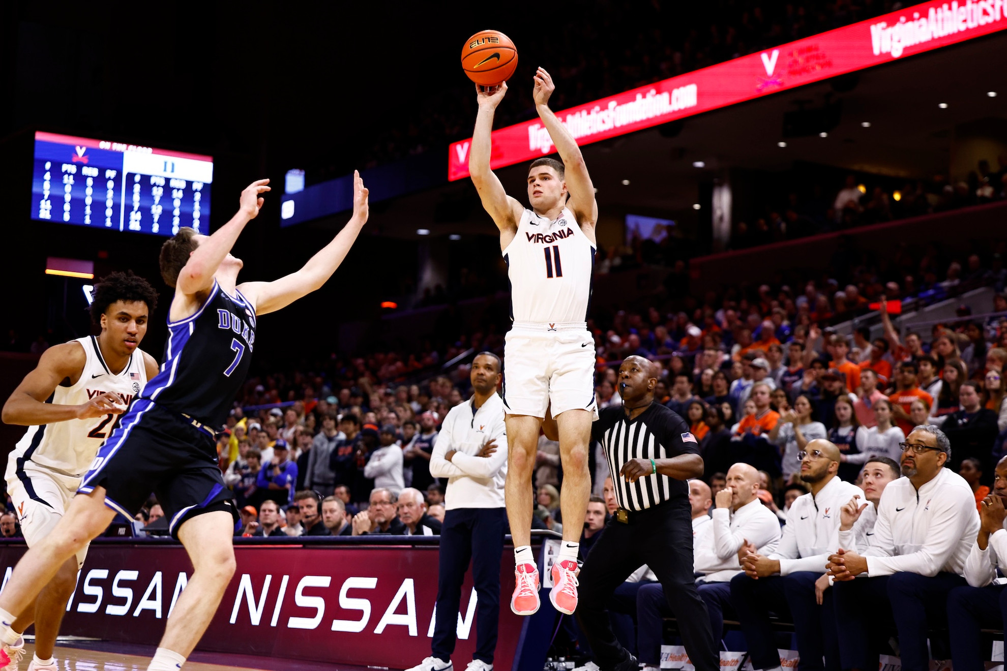 MBB: Andrew Rohde & Isaac McKneely Postgame vs. Duke 2.17.25 - Virginia ...