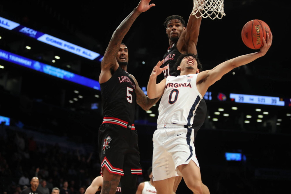 Virginia defeats Louisville 51-50 in ACC Men's Basketball Tournament