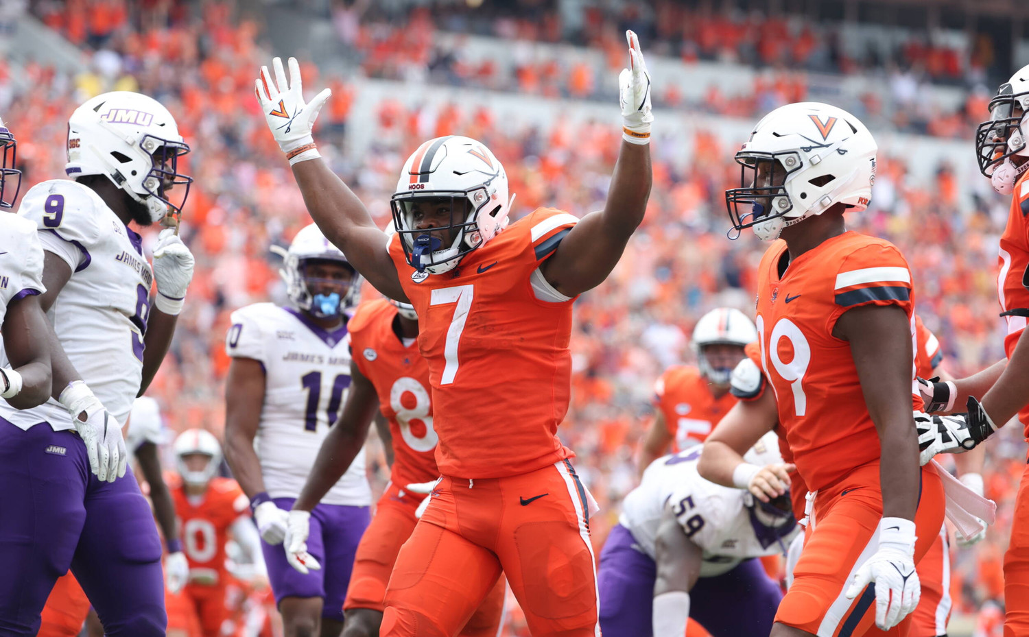 Photo Album UVA Football vs. JMU Virginia Cavaliers Official